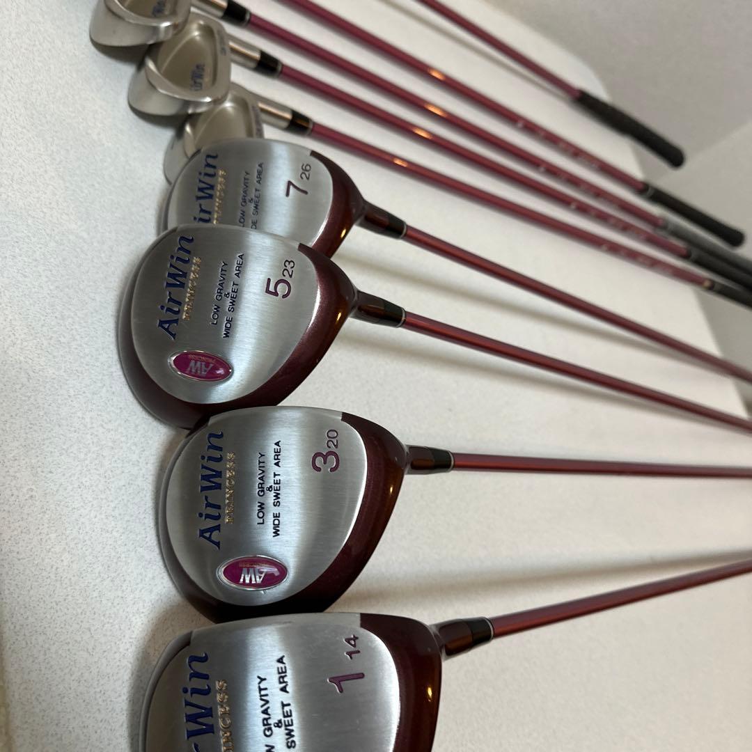 極上品】AirWin エアーウィン レディース ゴルフクラブセット - メルカリ