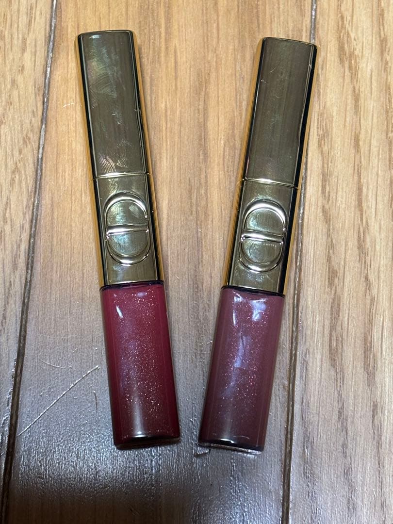 『美品』ルージュ ディオール シークイン リキッド デュオ 520 ＆720 2025年秋新作口紅】ルージュ ディオール シークイン リキッド デュオ