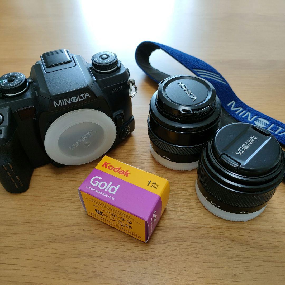 MINOLTA α-7 フィルム一眼レフカメラ 【レンズ2本 フイルム付き】 フィルムカメラレビュー】MINOLTA α-7 - PHOTOWALK~写真やカメラの話~