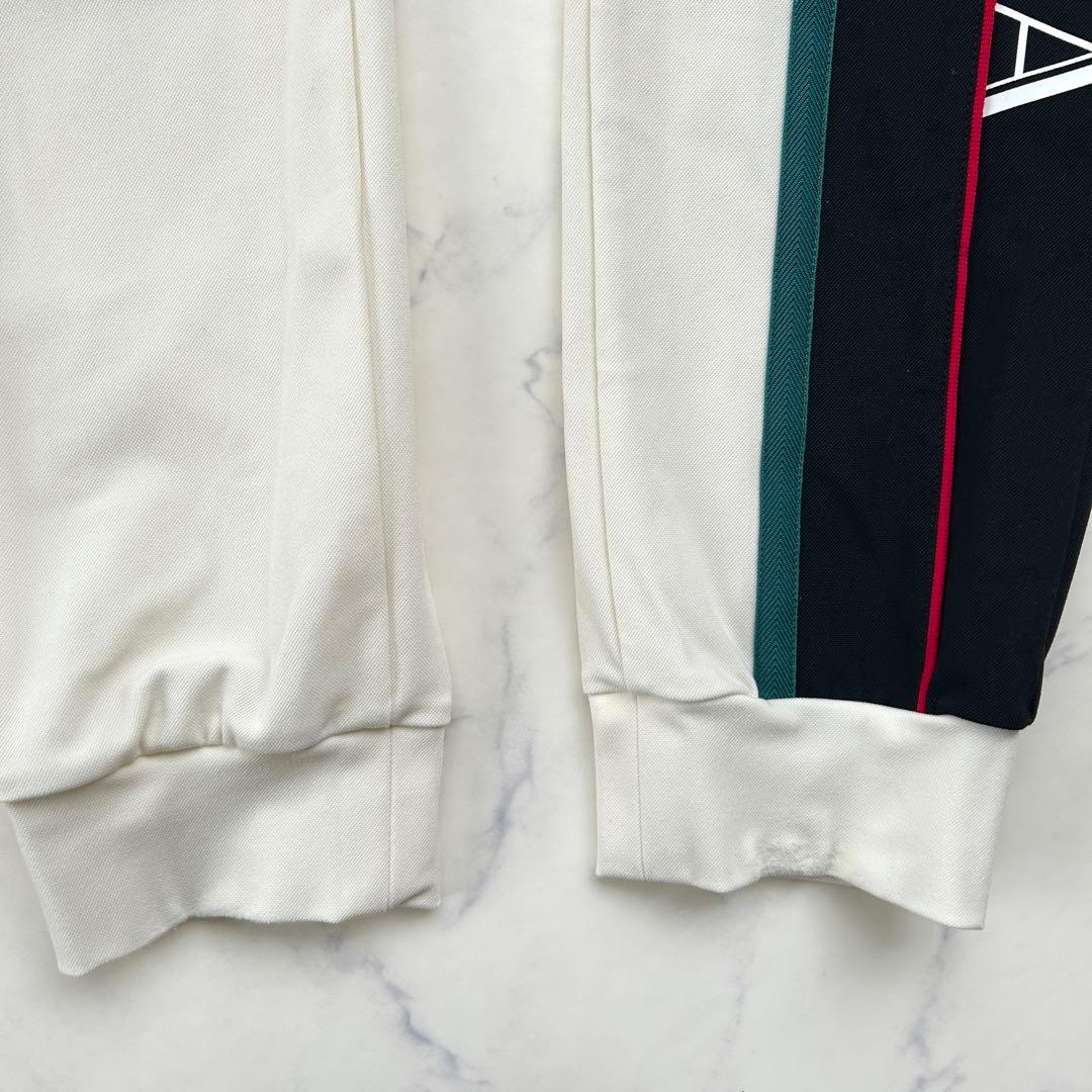 マークアンドロナ 2024年 ジョガーパンツ サイドロゴ ホワイト