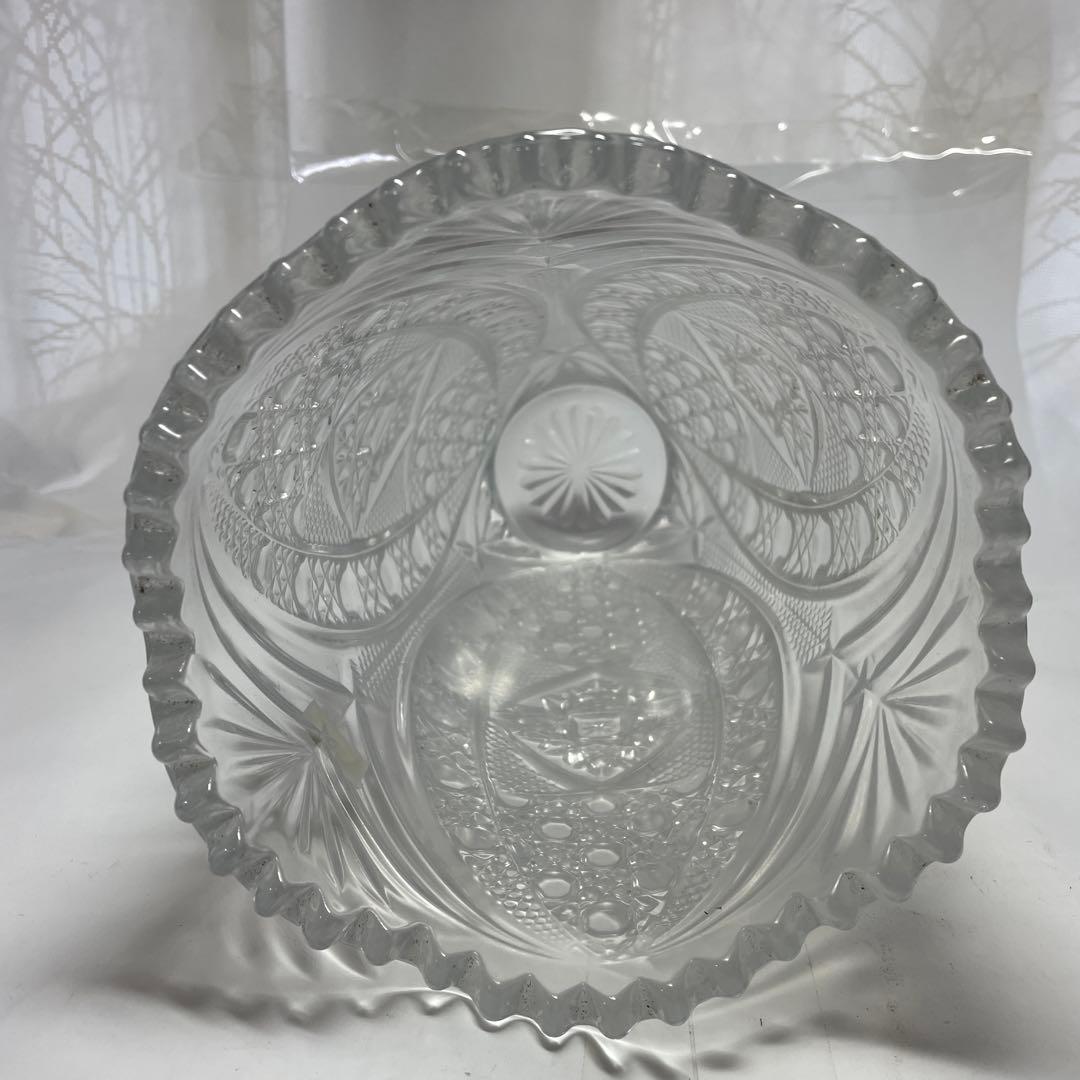 KAMEI 24% PbOクリスタル 花瓶 カメイガラス 24％クリスタル 花瓶