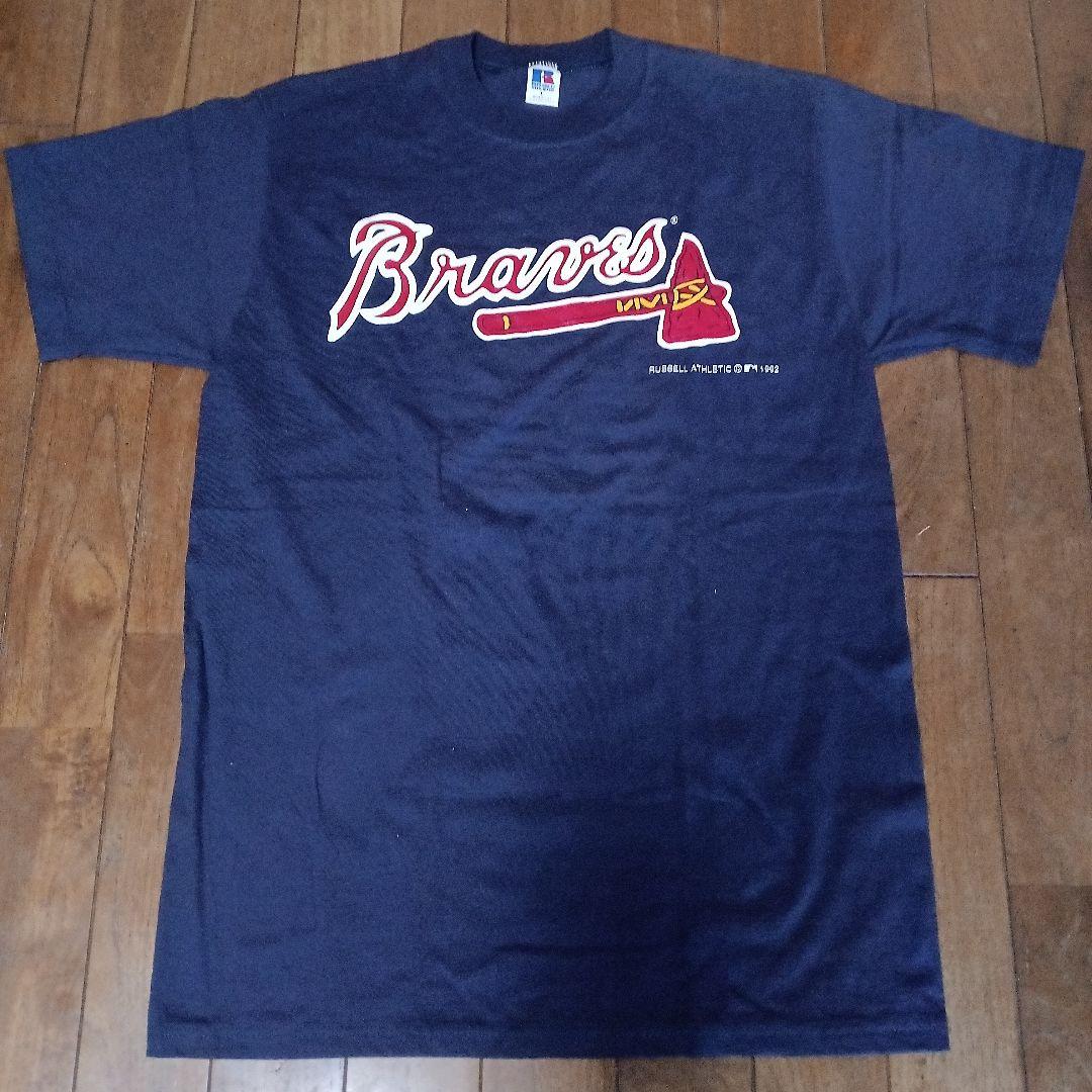 90年代MLBアトランタ・ブレーブス/Russellアメリカ製Tシャツ - メルカリ