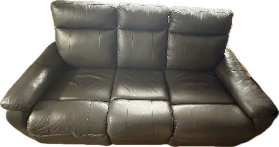 ダークブラウン リクライニングソファ 3人掛け ニトリ　2020年製 ニトリ（NITORI） ソファー ソファ 3人掛け 電動リクライニングソファ