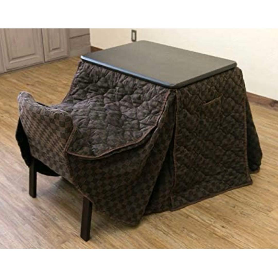 未使用 長方形パーソナルコタツ イス付3点セット ひとり用 ブラウン S3-08 楽天市場】3点セット 専用イス＋こたつ本体＋こたつ布団 1人用 こたつ