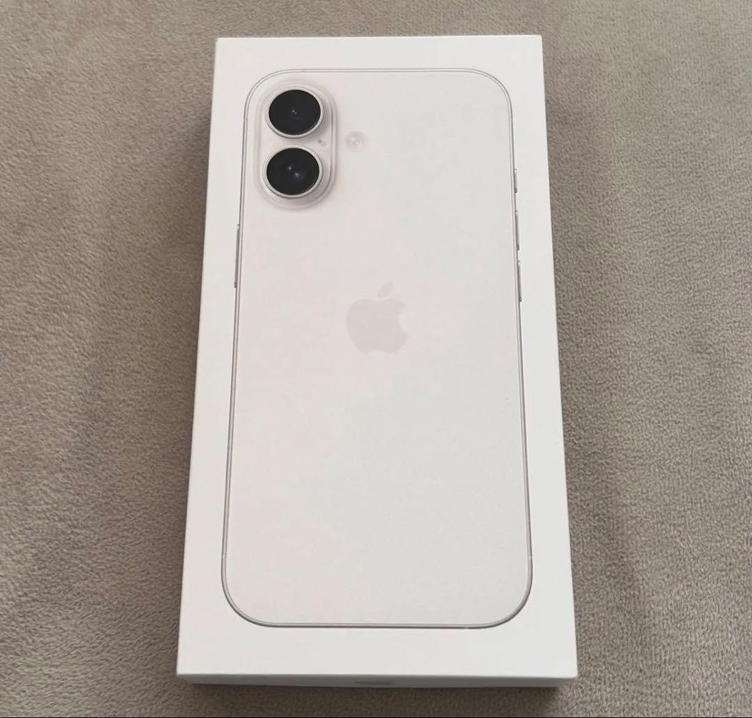 バッテリー100% iPhone16 美品 ホワイト SIMフリー 128GB - メルカリ