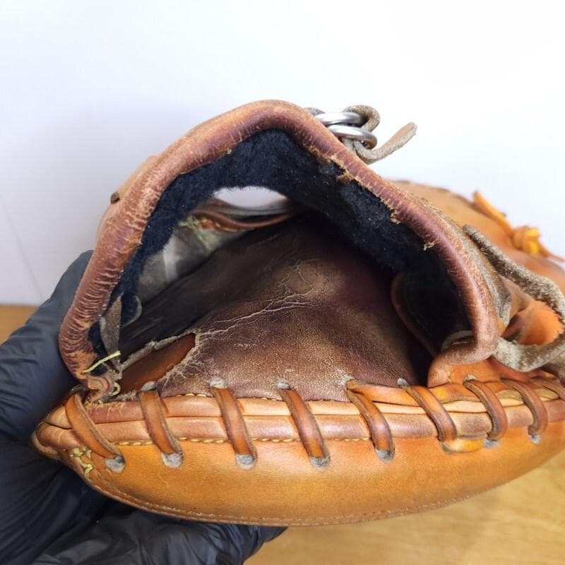 ZETT プロステイタス 日本製 旧ラベル キャッチャーミット 軟式