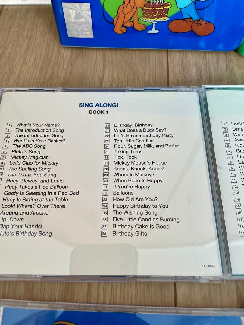 DWE シングアロング DVD4枚、CD8枚セット ディズニー英語システム