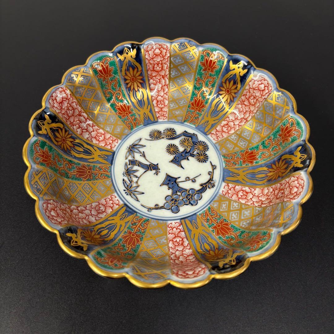 林九郎 作 有田焼 五皿 林九郎窯】三方割元禄地紋5号皿｜創亭やぶきたオンライン