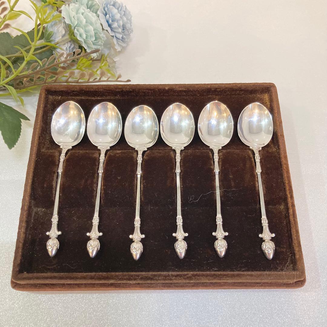 純銀】クリストフウィドマン デコラクラシック スプーン 6本セット