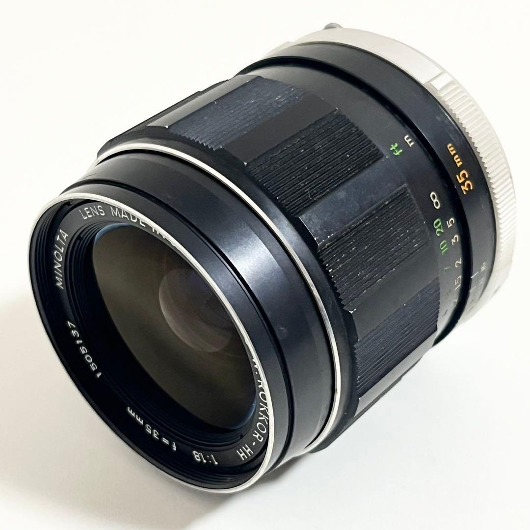 レンズ(単焦点) MINOLTA MC W.ROKKOR 35mm F1.8 Amazon.co.jp: MINOLTA ミノルタ MC W.ROKKOR-HH 35mm F1.8 : 家電＆カメラ