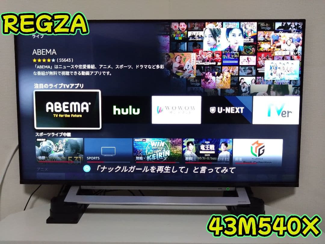 TOSHIBA REGZA 43M540X 43インチ液晶テレビ 地デジ 4K - メルカリ