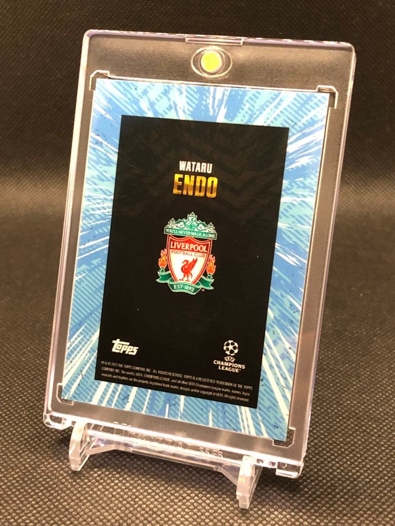 49シリ直筆サイン】遠藤航 リバプール 23/24 Topps Gold - メルカリ