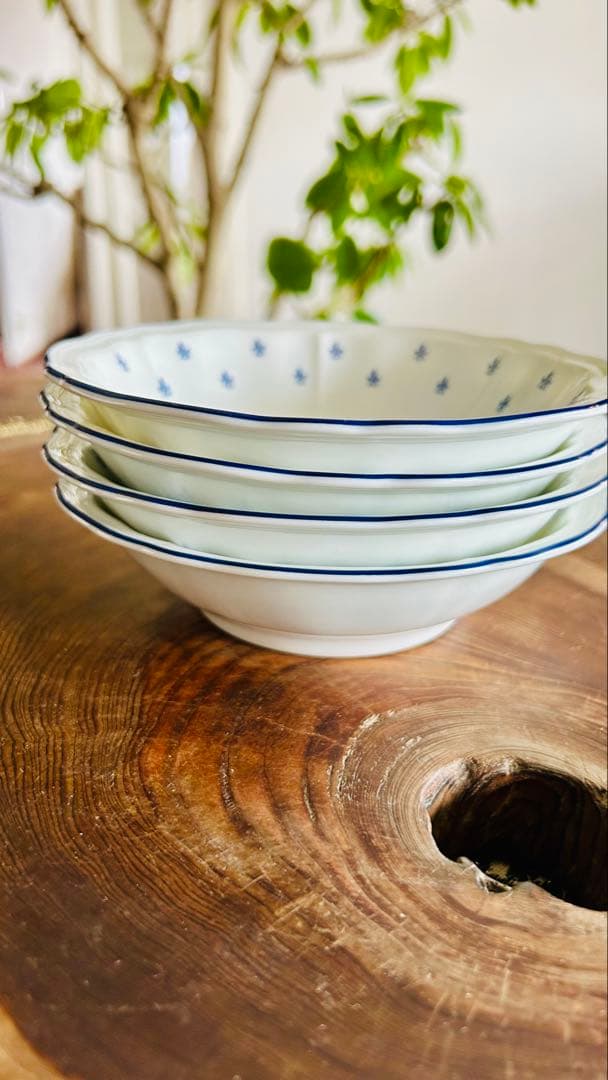 廃盤】リチャードジノリ ロイヤルブルー サラダボウルフルーツボウル 4