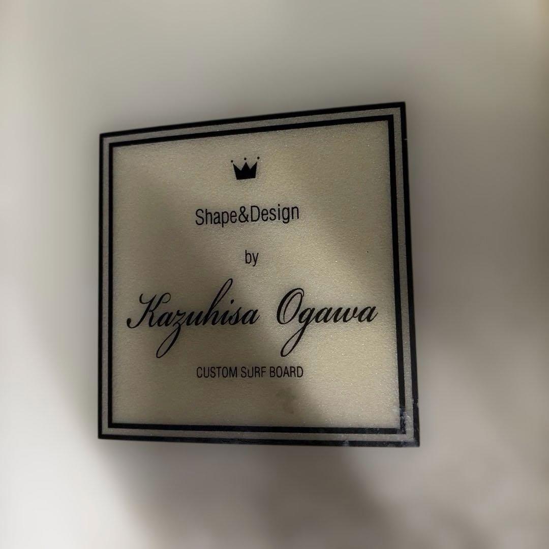 ショートボード 赤と白のグラデーション 小川和久