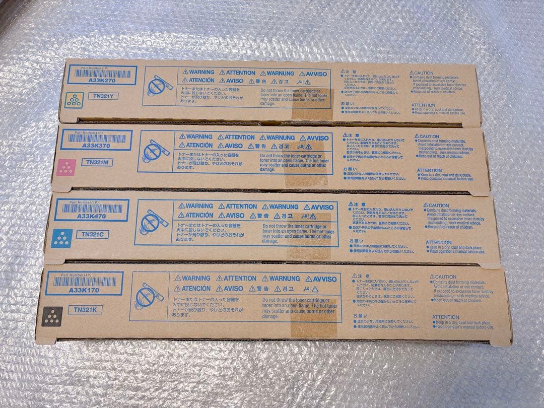 コニカミノルタ bizhub用 純正トナーカートリッジ TN321 4色セット