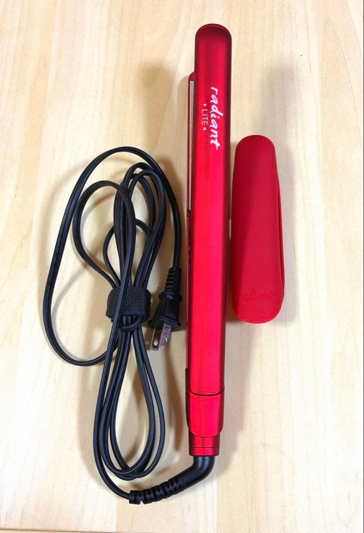 radiant liteストレートヘアアイロン レッド ラディアント　24mm ラディアント シルクプロ ヘアアイロン radiant LITE 24mm ストレート