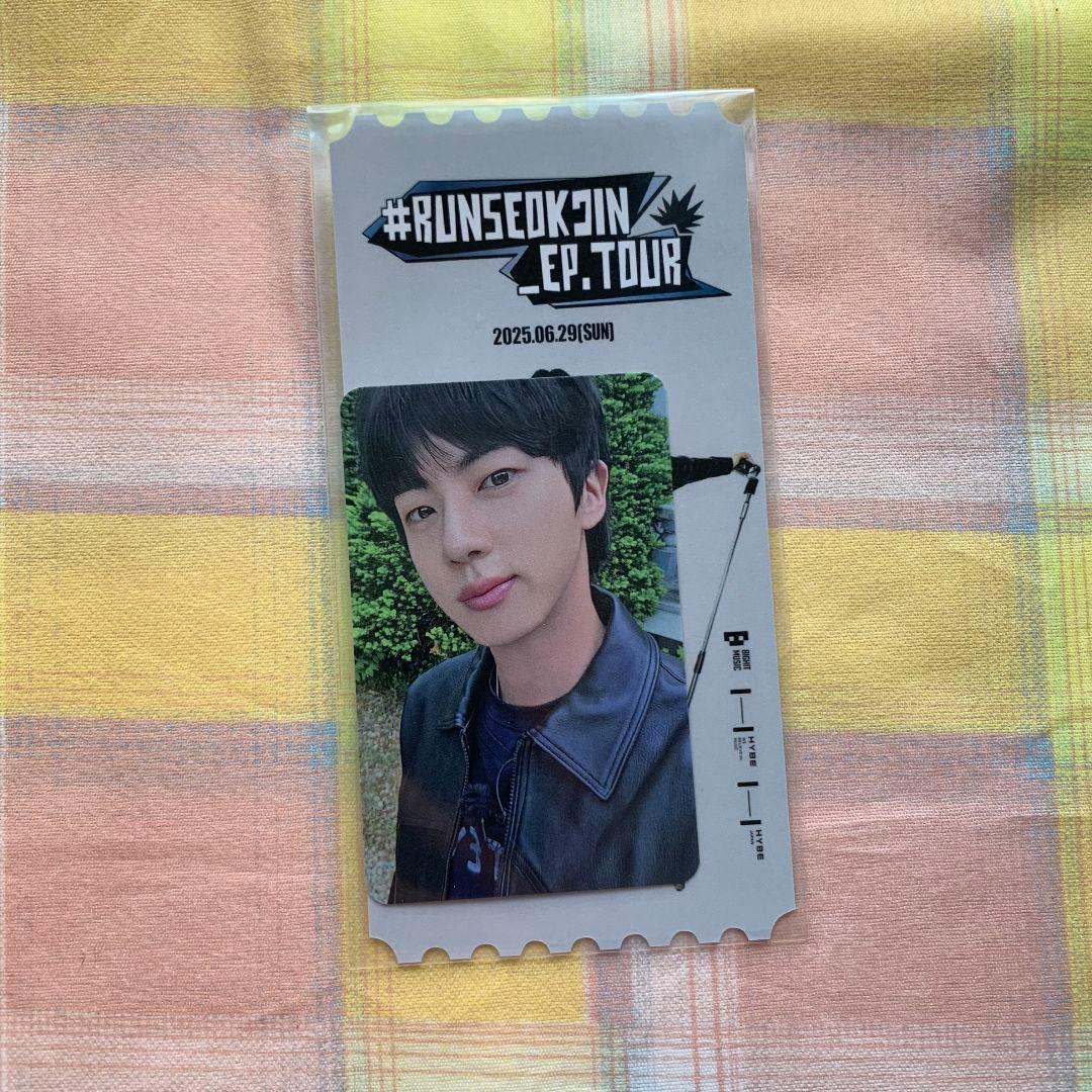 RUNSEOKJIN_EP.TOUR in GOYANG 6/29トレカ ジン② - メルカリ