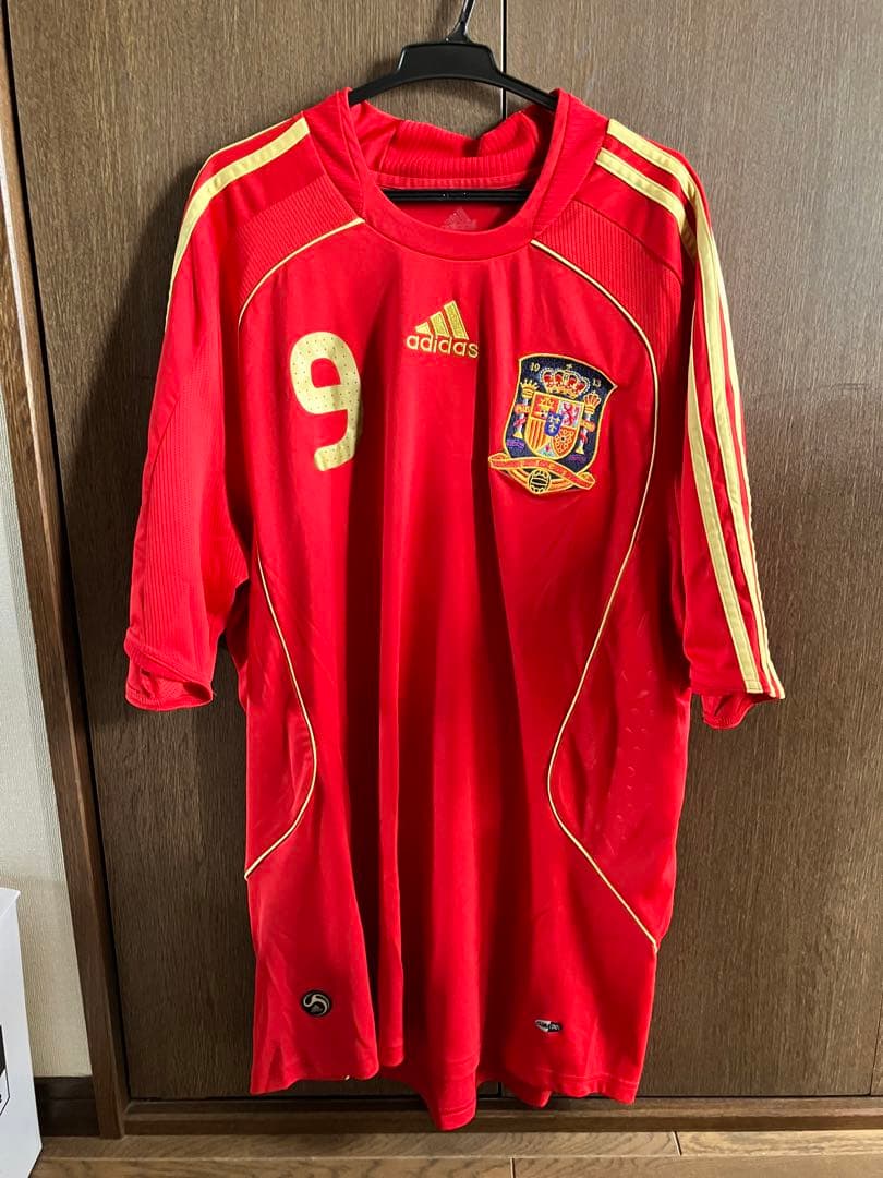 2008年モデル スペイン代表 ユニフォーム 日本XL トーレス マーキング
