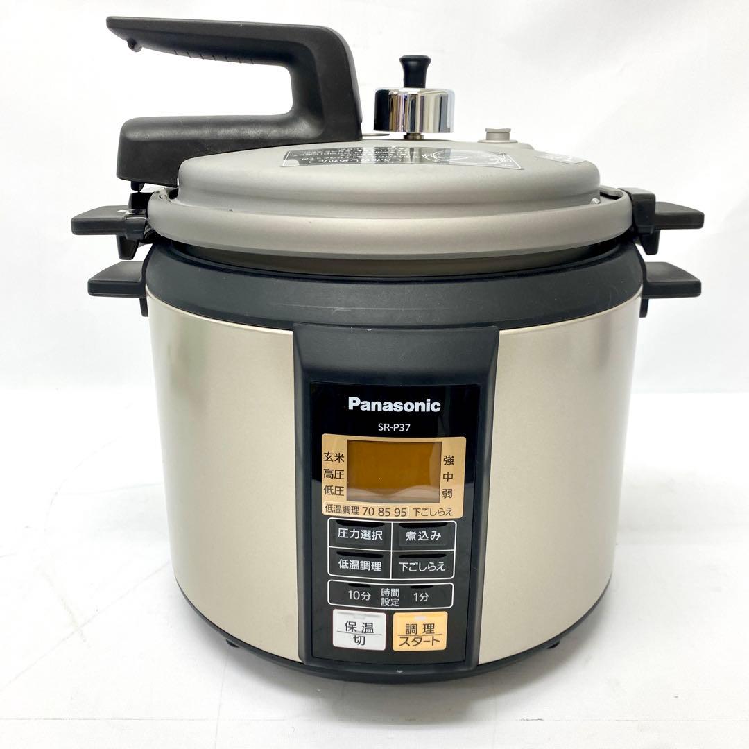 E303 未使用 パナソニック 調理鍋 マイコン電気圧力なべ SR P37 - メルカリ