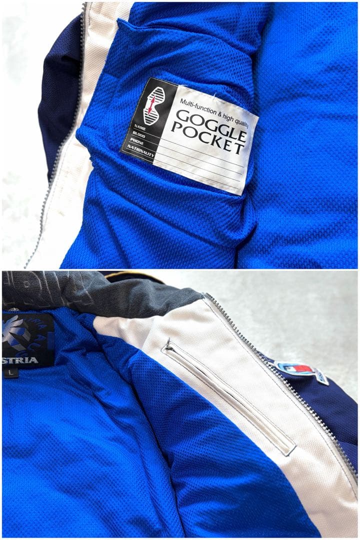 オーストリア代表 スキーチーム スキーウェア スヌーピー L アシックス