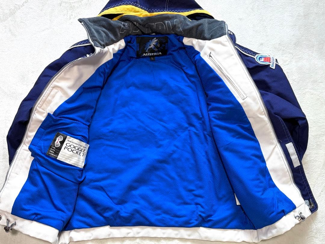 オーストリア代表 スキーチーム スキーウェア スヌーピー L アシックス