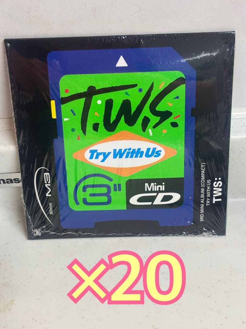 新品未開封】TWS TRY WITH US コンパクト版 20枚セット - メルカリ