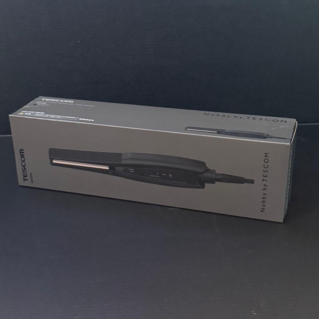 【新品】TESCOM Nobby ストレートアイロン NIS500B ブラック プロフェッショナル プロテクトイオン ストレートアイロン｜NIS500B