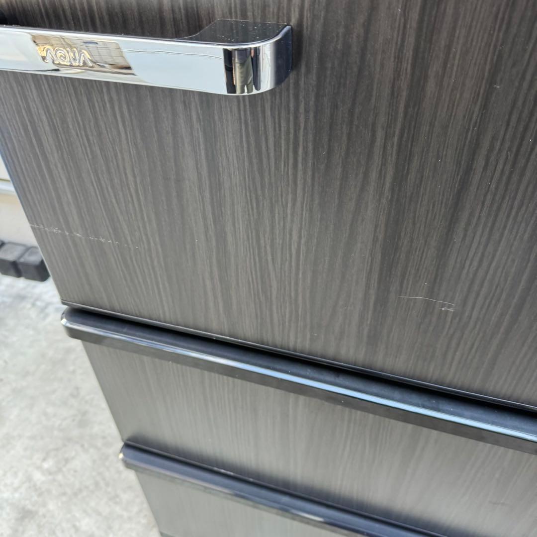 183⭐️2024年製美品☆アクア 冷蔵庫 3ドア 大型 自動製氷 木目 大容量