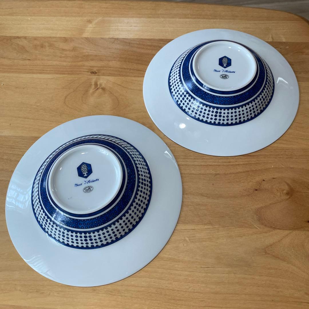 ブルーダイユール エルメス スープ サラダ ボウル 深皿 21センチ