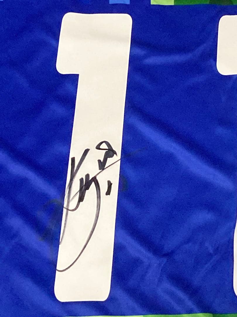 サイン入り 鈴鹿ポイントゲッターズ 三浦知良 カズ Kazu ユニフォーム