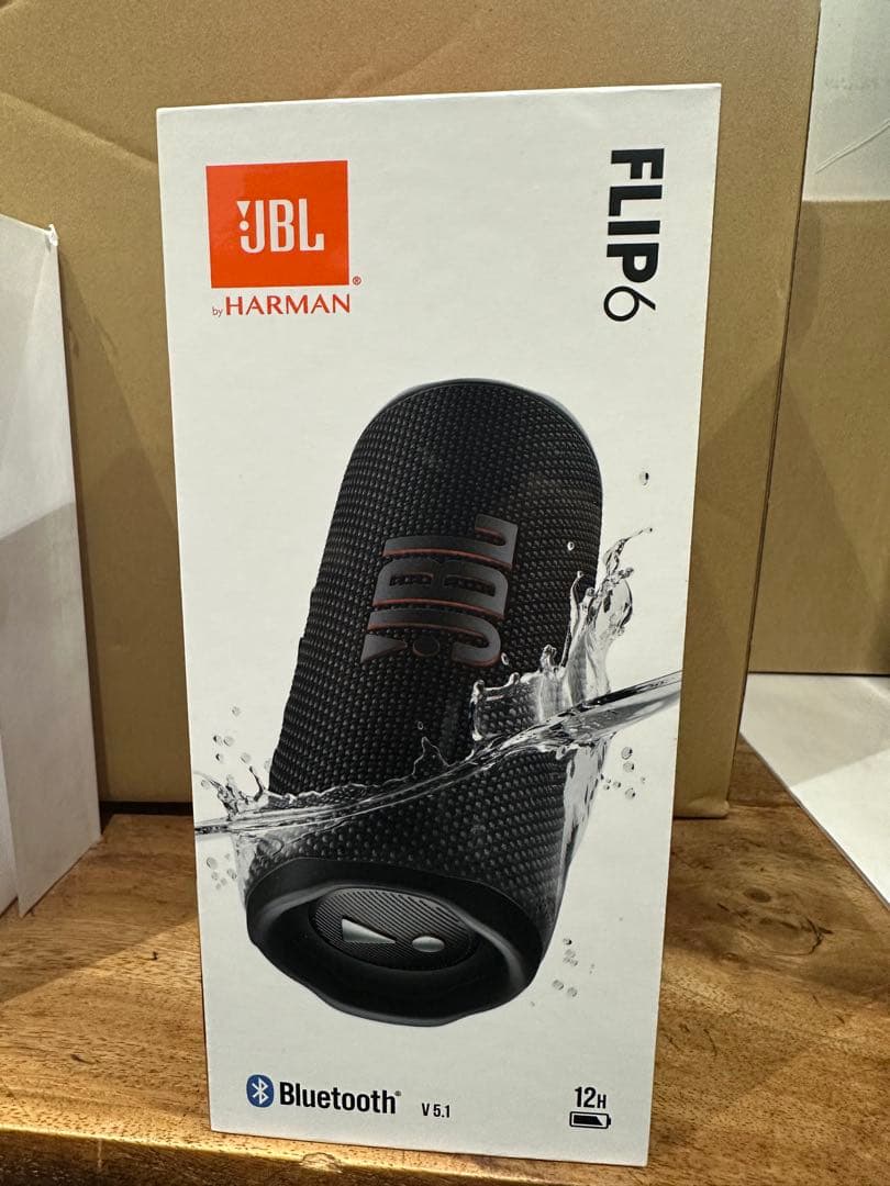 新品未使用 JBL FLIP6 ワイヤレススピーカー JBL FLIP 【保証付】【国内正規品】 ワイヤレススピーカー FLIP6 BLACK