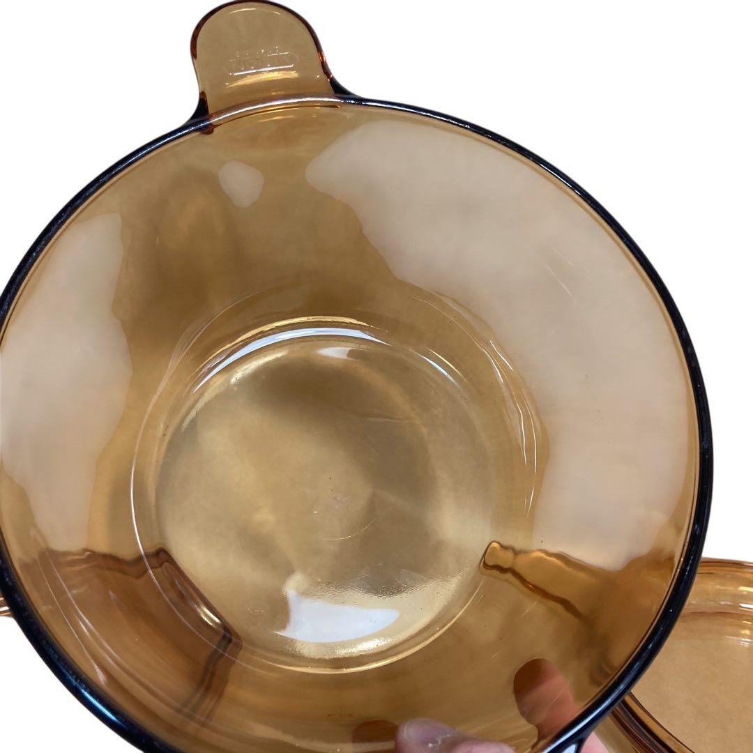 VISION　ビジョン　耐熱ガラス 両手鍋　1.5L 2.5L セット