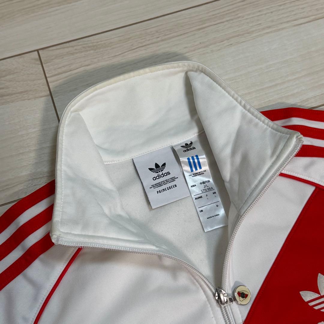 送料込み】adidas トラックジャケット リーベルプレート - メルカリ
