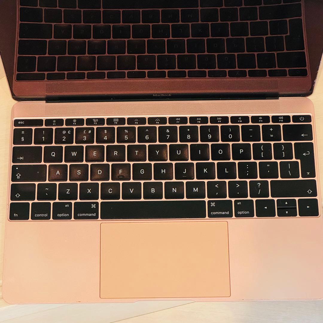MacBook 12インチ 2016 ローズゴールド 英語配列 動作OK初期化済