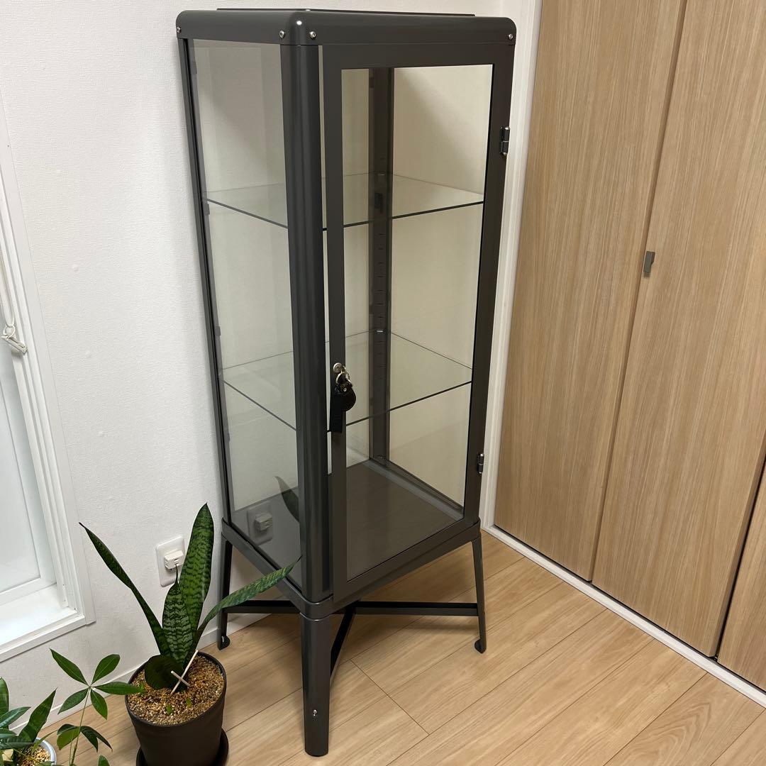 ikea ファブリコール FABRIKÖR ファブリコール コレクションケース, ダークグレー, 57x150