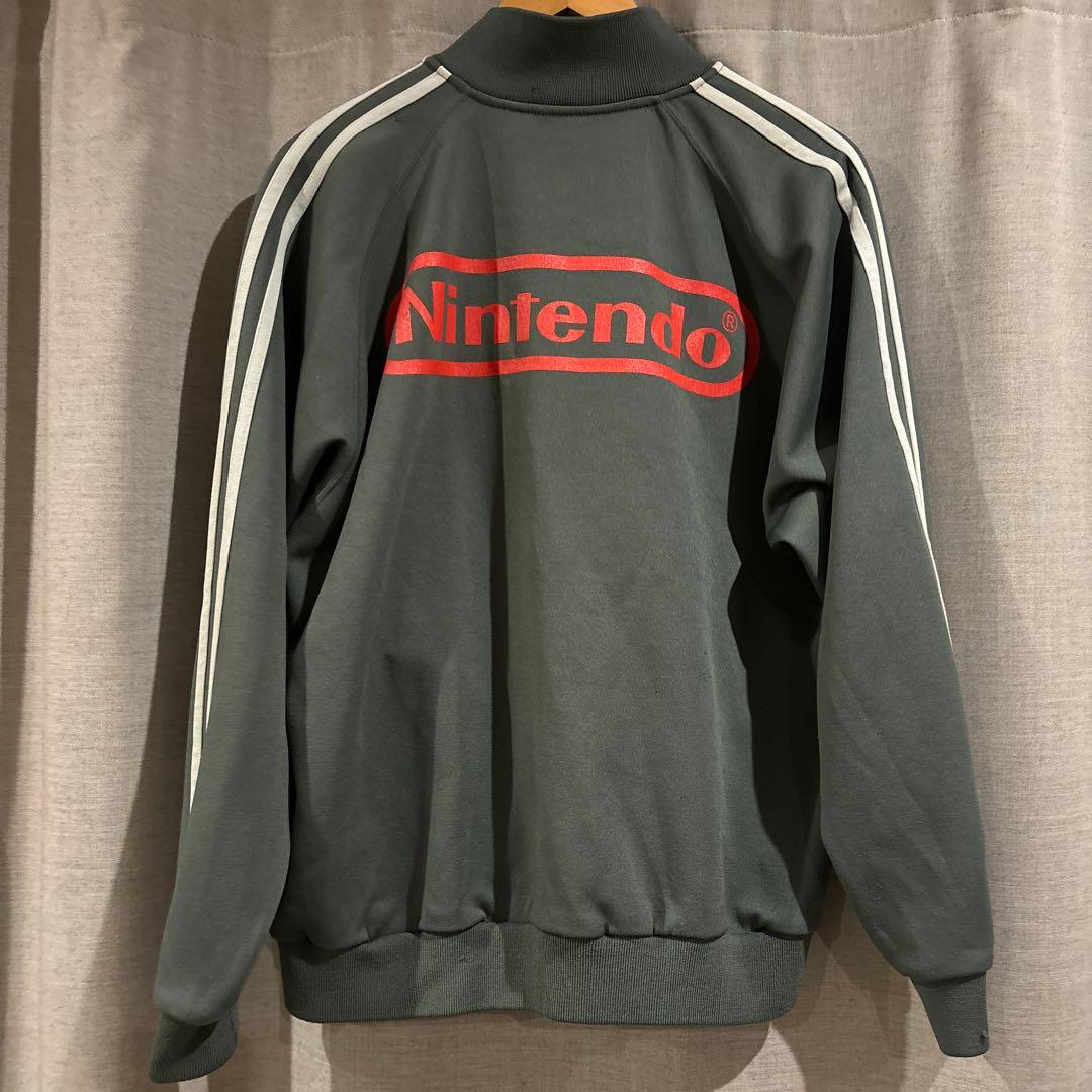 Nintendo ジャージジャケット Mサイズ グレー トラックジャケット