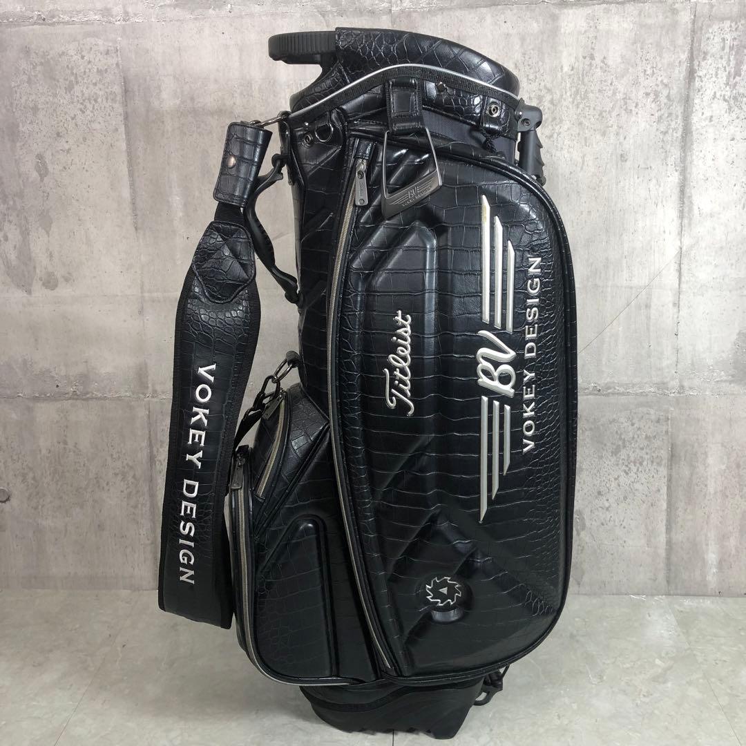 タイトリスト ボーケイデザイン キャディバッグ スタンド式 クロコ