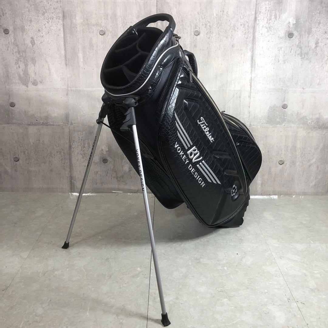 タイトリスト ボーケイデザイン キャディバッグ スタンド式 クロコ