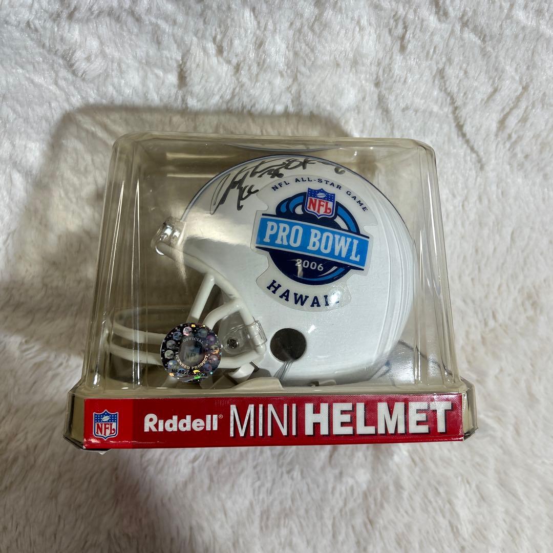 美品】Riddell プロボウル ミニヘルメット サイン入り NFL
