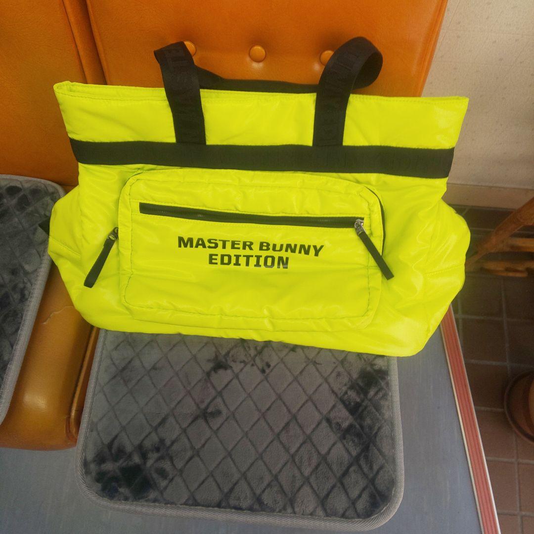 MASTER BUNNY EDITION 蛍光イエロー トートバッグ ゴルフ