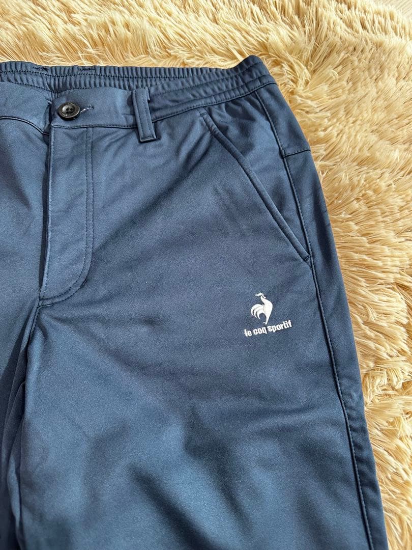 上下セット／le coq sporting GOLF／極暖／裏ボア／M／紺色 - メルカリ