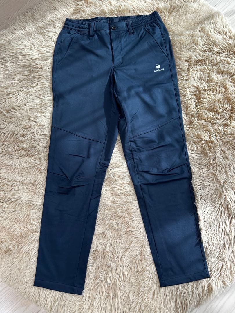 上下セット／le coq sporting GOLF／極暖／裏ボア／M／紺色 - メルカリ