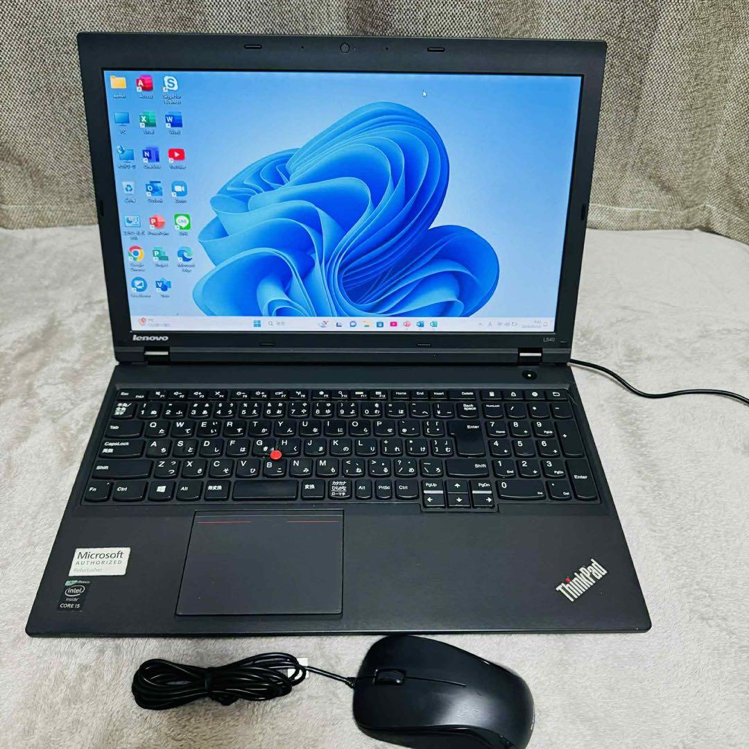 S278 LENOVOノートパソコンi5メモリ8G高速Windows11オフィス - メルカリ