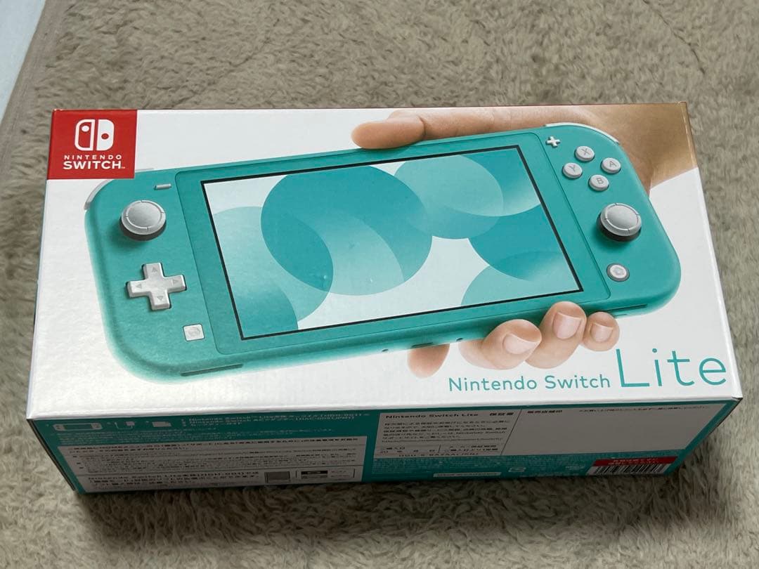 Nintendo Switch Lite ターコイズ 本体 充電器付き - メルカリ