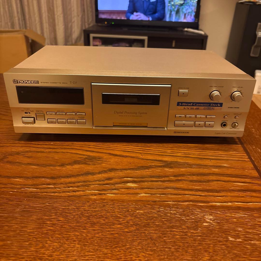 Pioneer ヘッドシングルカセットデッキ T-D7 現状品 - メルカリ
