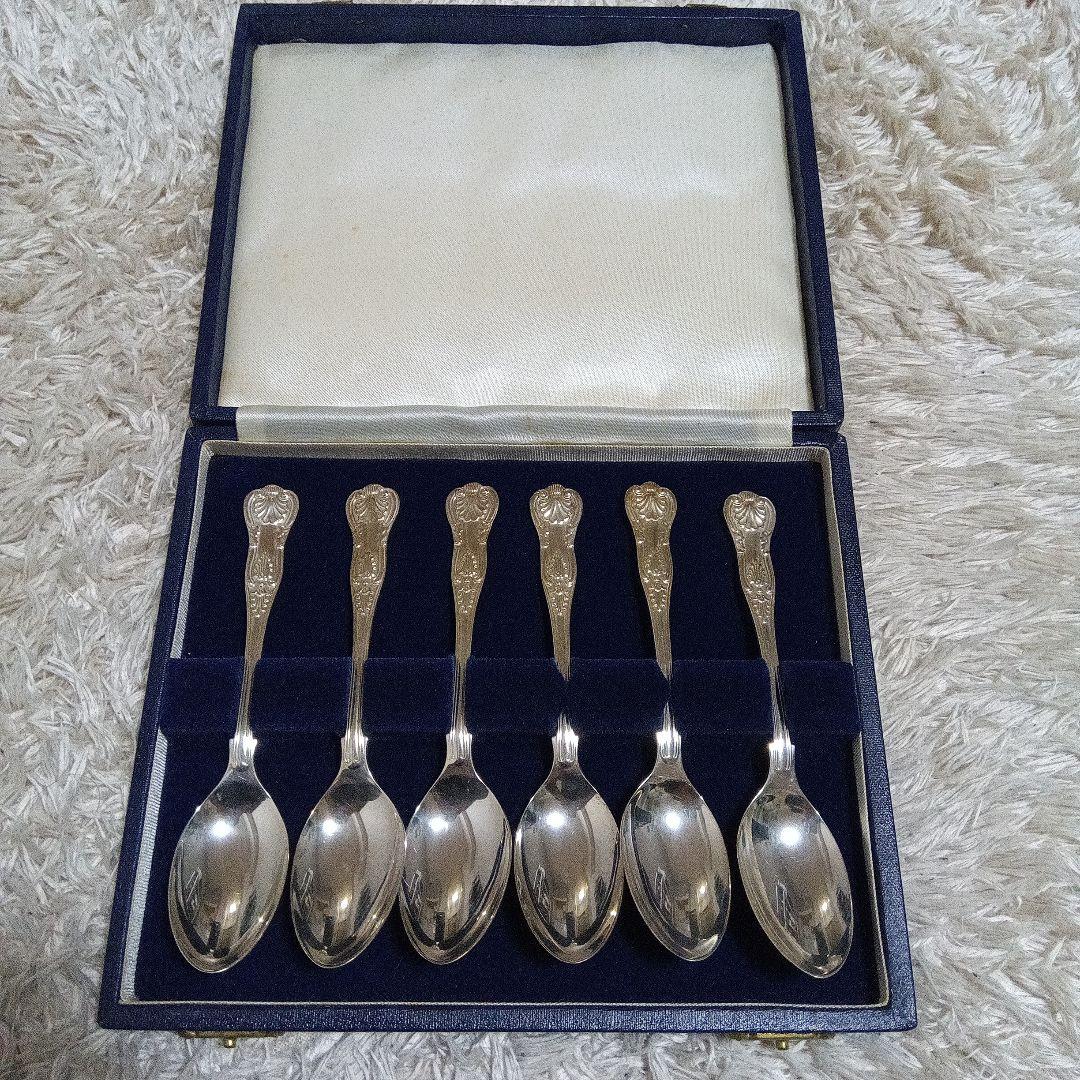 英国J.B.C＆S スターリングシルバー製ティースプーン6本セット - メルカリ