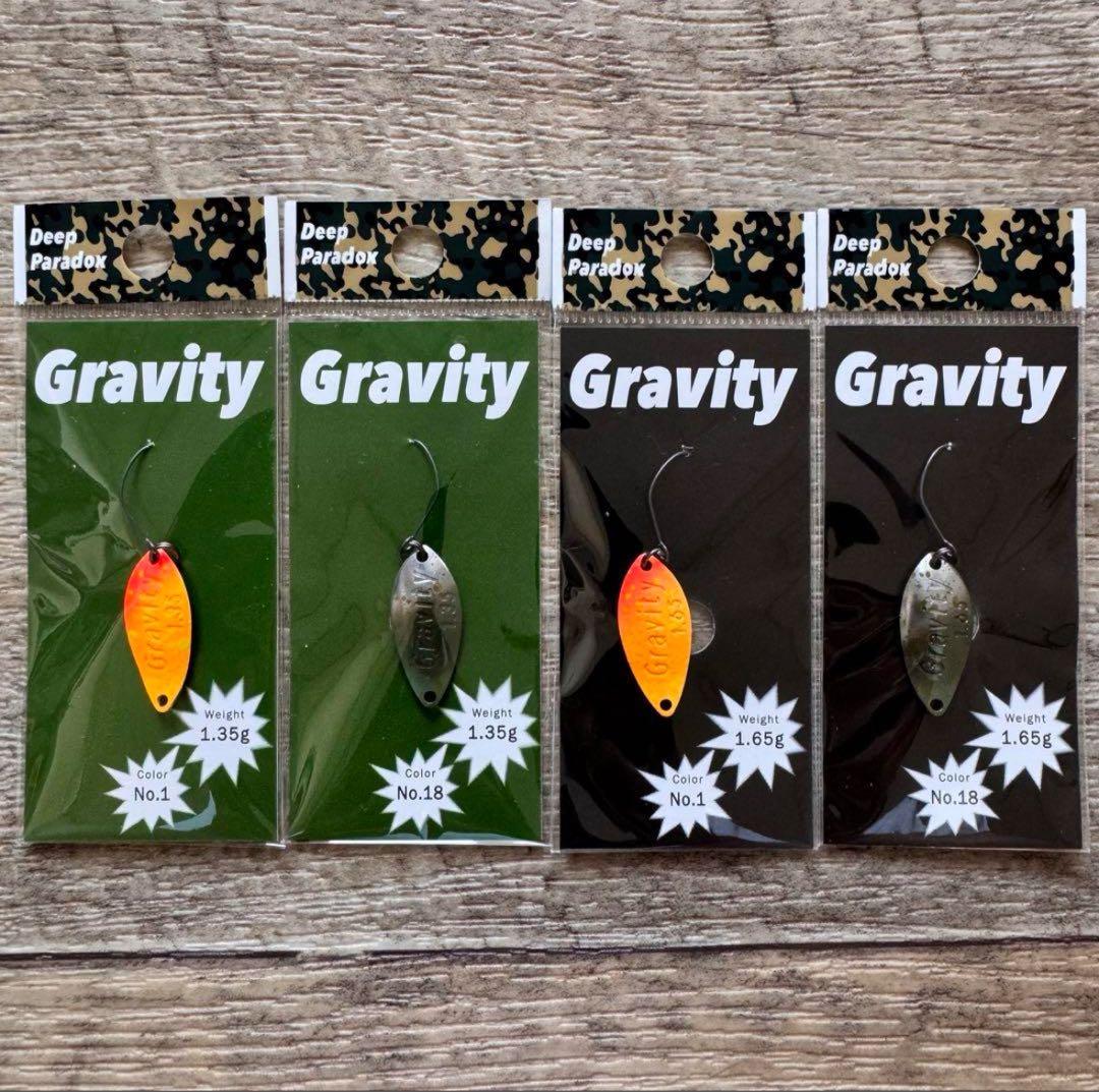 ディープパラドックス グラビティ 1.35g 1.8g 人気カラー 4点セット