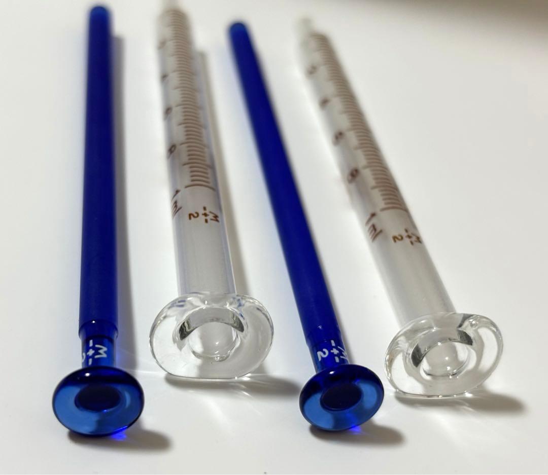 ガラス注射器 シリンジ2本セット 昭和レトロ - メルカリ