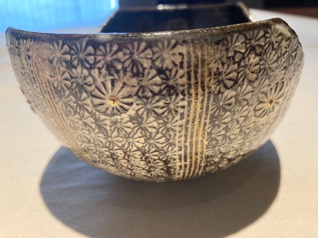 京焼 金彩三島 変わり鉢 4個セット (15cm×12cm)高さ7cm - メルカリ