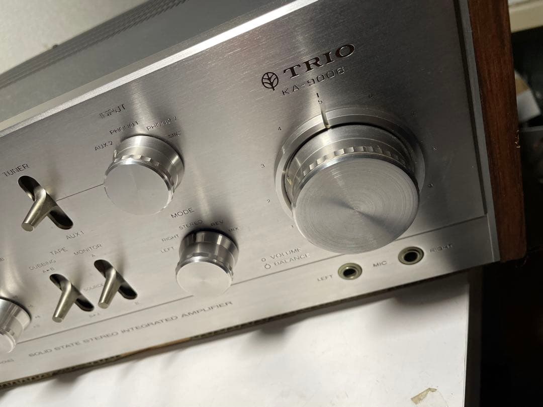 希少 昭和ヴィンテージアンプTRIO KA-9006動作品 7日間返品保証 - メルカリ